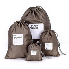 Clearance 4pc Set Waterproof Travel Organizer