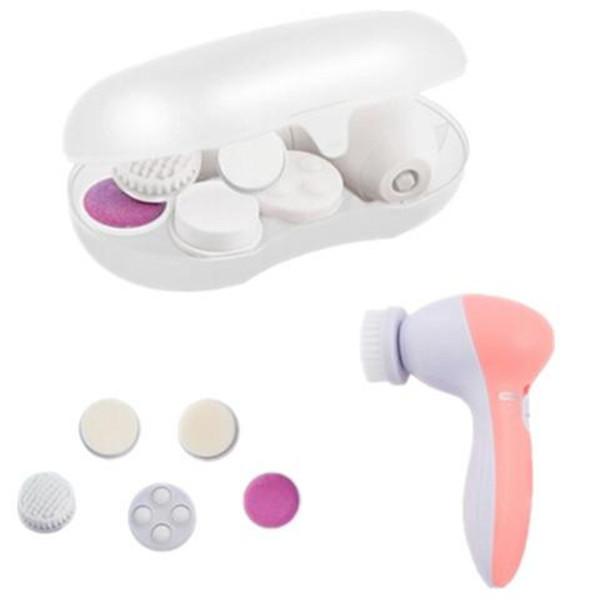 Clearance 5-in-1 Electric Facial Cleansing Brush and Massager Kit