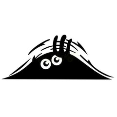 Waterproof Funny Monster Car Sticker
